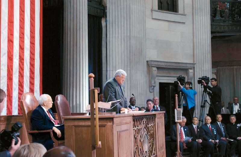 File:Federal Hall Sep 6 2002 Hastert Cheney.jpg