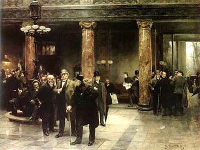 À la bourse (1888), localisation inconnue.