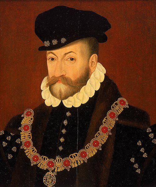 Edward Fiennes de Clinton, 1st Earl of Lincoln, wearing the Collar of the Order of the Garter (c. 1575).
