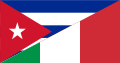 Bandiera Cuba e Italia