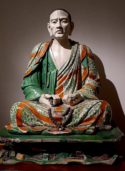 File:Flickr - dalbera - Statue de l'Arhat Tamrabhadra (musée Guimet).jpg