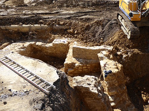 Excavation in Nancy (Bastion of Saurupt)