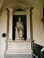 Monumento a Paolo Giovio, di Francesco da Sangallo. Presso: Biblioteca Medicea Laurenziana, Firenze.