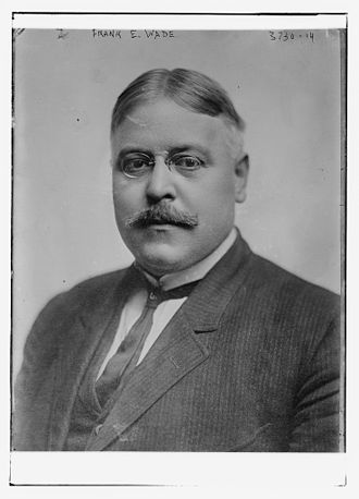 Frank Eugene Wade in 1916 Frank E. Wade, New York Superintendent of State Prisons in 1916.jpg