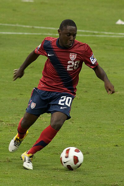 Adu with the United States at the 2011 CONCACAF Gold Cup