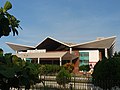 * Nomination Front side of Rajshahi Railway Station --Mmrsafy 10:51, 19 September 2018 (UTC) * Decline  Oppose not very sharp, a bit noisy, needs a perspective correction, and the foreground plants are underexposed --Trougnouf 18:02, 20 September 2018 (UTC)