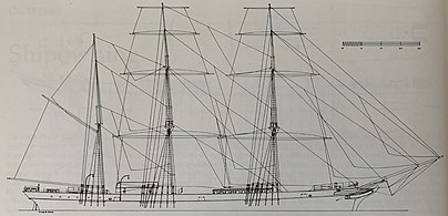 Барк, Фуси Яма, 1865 г.