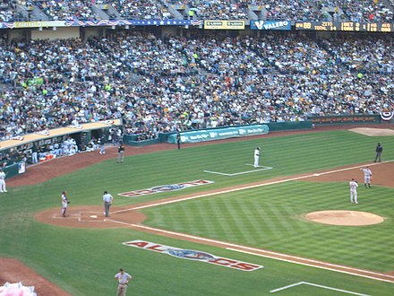 Game 1 of the 2006 ALCS in Oakland, California