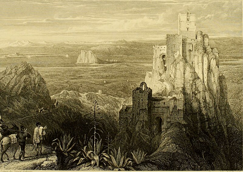 File:Gaucín in the Serranía de Ronda, 1838.jpg