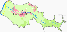 Landschaft um die Gemeindeteile von Sommerkahl