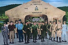 General Fidel Sanchez Hernandez. (Middle) after the take over of “El Amarillo” Honduran City.jpg
