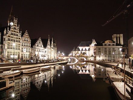 Ghent at night