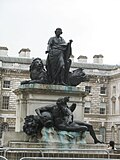 Thumbnail for File:George III statue at Somerset House, The Strand, London (167765723).jpg