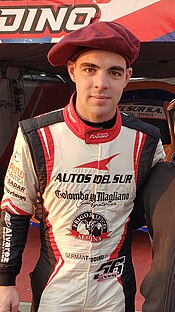 German Todino (pictured in 2022) won four Finals, the most of any driver in 2023. German Todino 2022.jpg