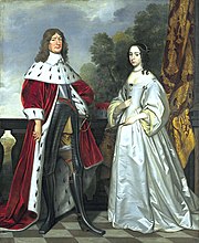 Portrait de Frédéric Guillaume Ier grand électeur de Brandebourg et de sa femme Louise Henriette de Nassau.