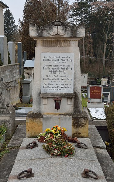 File:Grave of Trauttmansdorff-Weinsberg family, Hietzinger Friedhof.jpg
