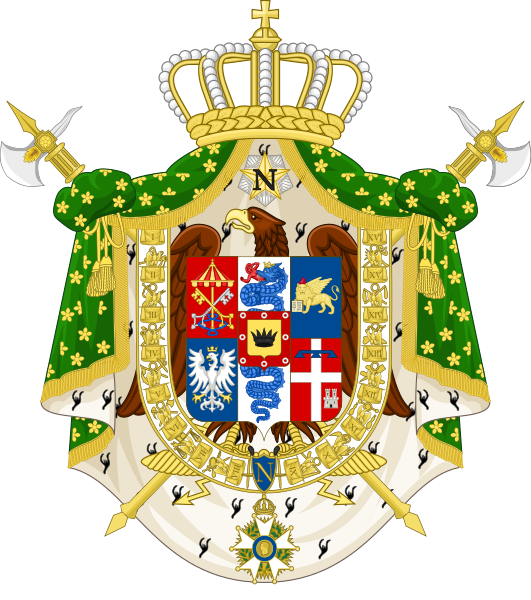 File:Great Coat of Arms of the Kingdom of Italy (Napoleonic).svg