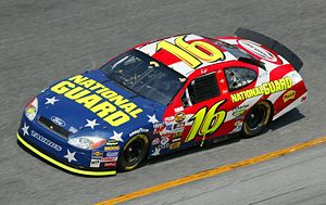 Greg Biffle's 2005 No. 16 National Guard Ford Taurus. GregBiffleCar.jpg