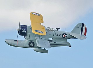 Grumman J2F Duck American single-engine amphibious biplane