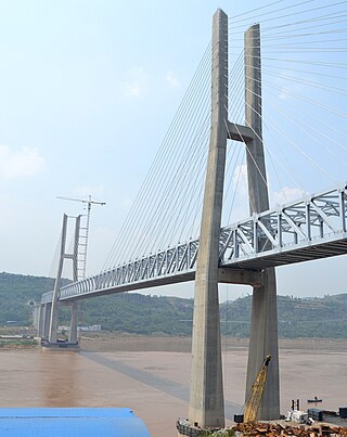 <span class="mw-page-title-main">Hanjiatuo Yangtze River Bridge</span> Bridge in Chongqing, China