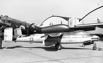 The first jet light fighter in service was the German Heinkel He 162 of 1945.