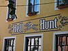 Hell Hunt is easily identifiable by its wall sign.