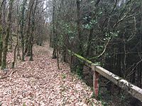 Ancienne voie ferrée menant au viaduc (côté Ploumagoar)