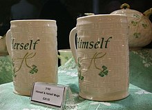 Belleek pottery showing common shamrock motif Herself - Himself - geograph.org.uk - 885732.jpg