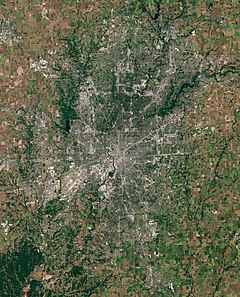 Sentinel-2 true-color image of the Indianapolis metropolitan area Indianapolis by Sentinel-2, 2020-09-19.jpg