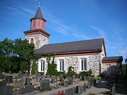 L'église d'Iniö.