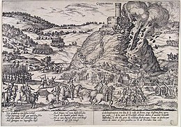 Inname van Godesberg - capture et la destruction de Godesberg en 1583 (Frans Hogenberg) .jpg