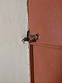 Interior door latch in an Irish farm house