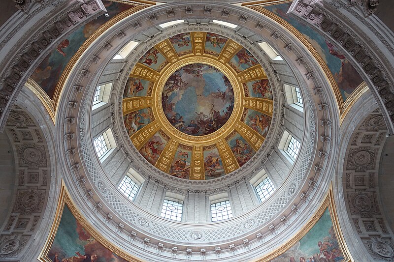 File:Interior of Dôme des Invalides, 12 March 2016.jpg