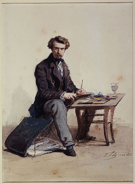 File:Isidore Pils - Portrait de l'artiste.jpg