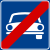 Italian traffic signs - fine strada riservata ai veicoli a motore.svg