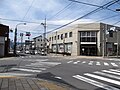 Japan National Route 20 Taishadōri crossing at Shimosuwa town.jpg