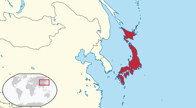 Наэба (Япония) на карте мира