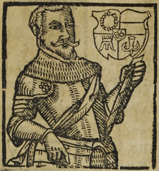 Jindřich II. z Hradce (B. Paprocký, Zrcadlo slavného Markrabství moravského, 1593)