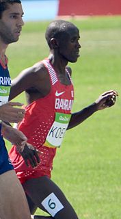 John Kibet Koech Bahraini steeplechase runner of Kenyan descent