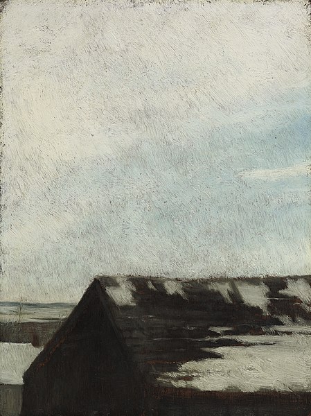 File:John La Farge - The Old Barn Under Snow, Newport - P3s26 - Isabella Stewart Gardner Museum.jpg