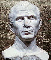 Arles bust, marble bust found in the Rhone River near Arles, c. 46 BC