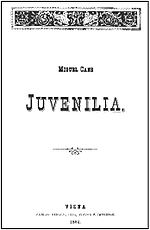 Miniatura para Juvenilia