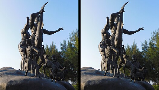 Celebrations sculpture of Fishermen community of Uttara Kannada district