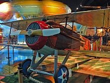 Spad WWI fighter in the Kalamazoo Air Zoo