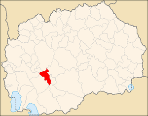 Община Крушево на карте