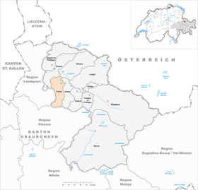 Plattegrond van Furna