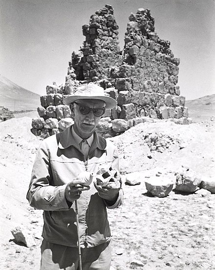 Excavations at Palmyra, 1962, Polish archaeologist Kazimierz Michałowski