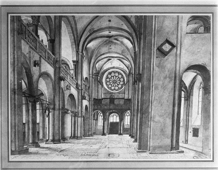 File:Kerk, tekening Saenredam - Utrecht - 20234479 - RCE.jpg