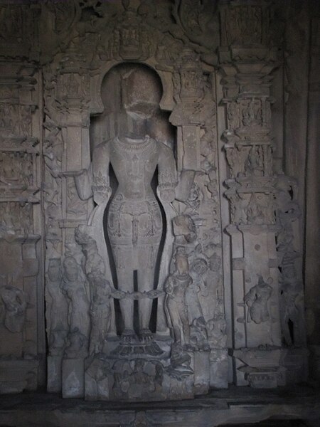 File:Khajuraho India, Javari Temple, Main Idol, Photographed on 10-March-2012.JPG