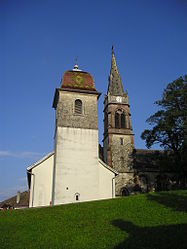 The church in Seloncourt